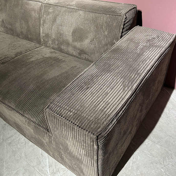 Sofás de sala de estar de apartamento de hotel minimalista moderno