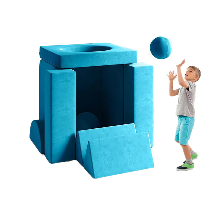 Sofá modular componible para niños pequeños, 12 piezas, para sala de juegos infantil