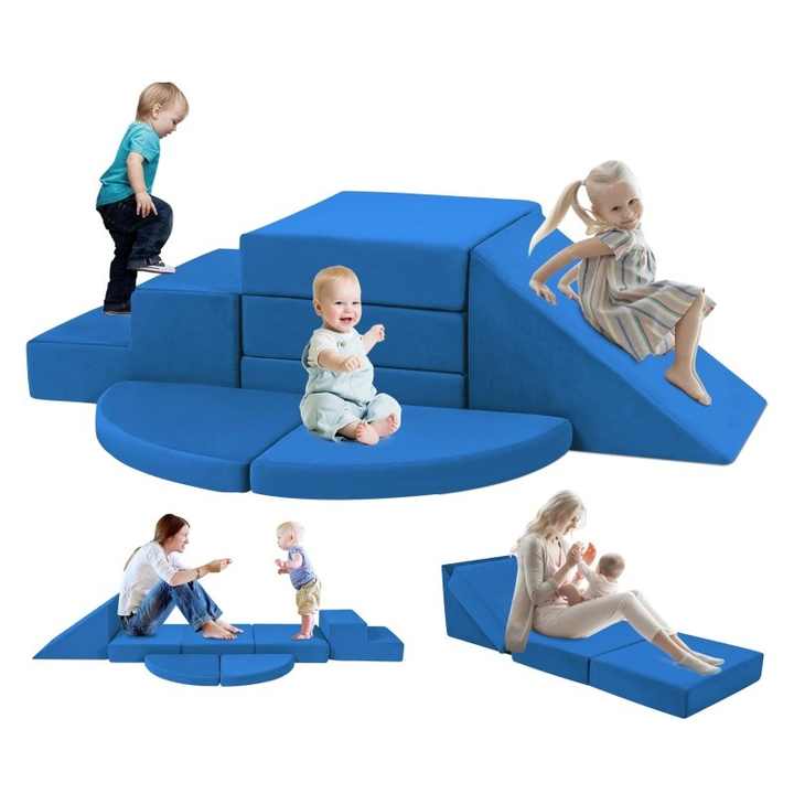 5 cubos suaves y seguros para juegos infantiles