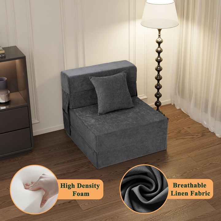 Sofá plegable comprimido para niños pequeños y colchón cama