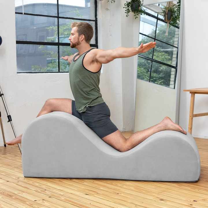 Sofá de masaje para yoga, tumbona deportiva