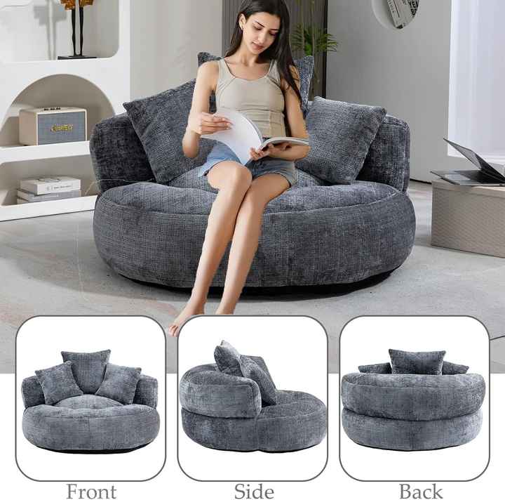 Chaise longues para sala de estar con relleno de espuma de compresión de alta densidad