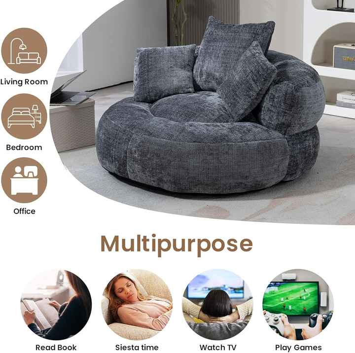 Chaise longues para sala de estar con relleno de espuma de compresión de alta densidad