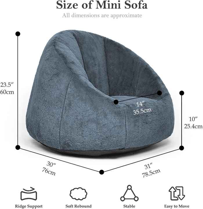 Sofá puf para niños de jardín de infantes