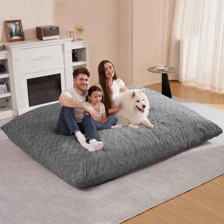 Sofá cama reclinable de espuma extragrande, puf perezoso