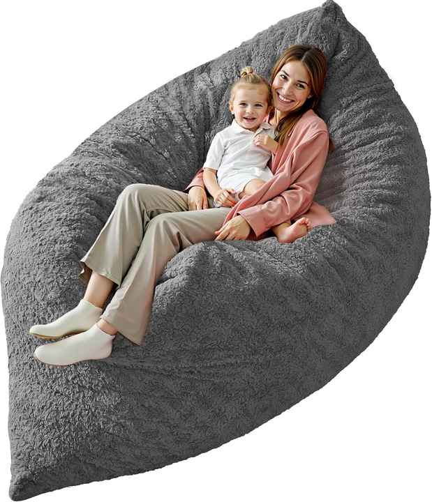 Sofá cama reclinable de espuma extragrande, puf perezoso