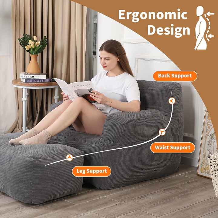 Sillón puf personalizado para jugar y leer
