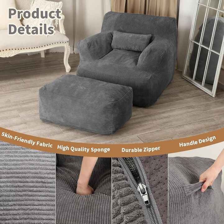 Sillón puf personalizado para jugar y leer