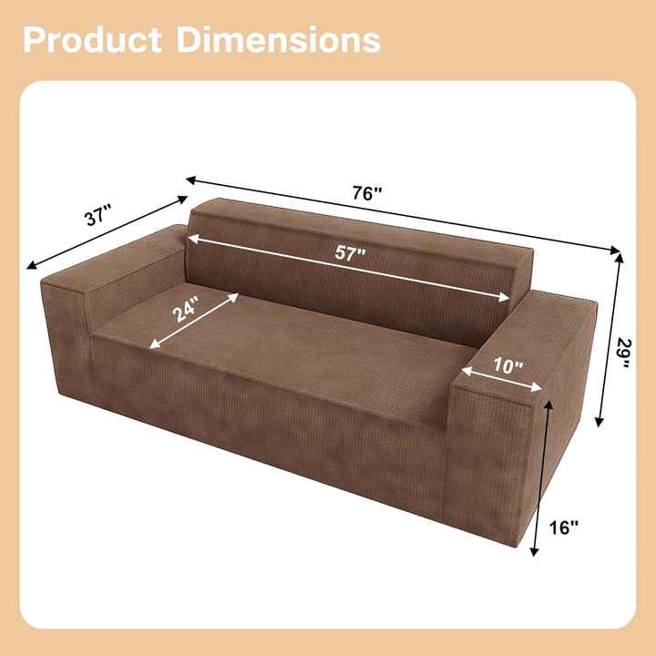 Conjunto de sofás modulares para oficina, hogar y hotel con paquete compacto