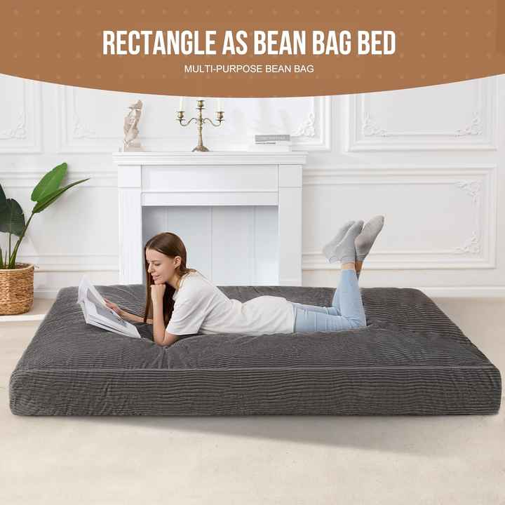 Sillón puf convertible de forma variable y extraíble