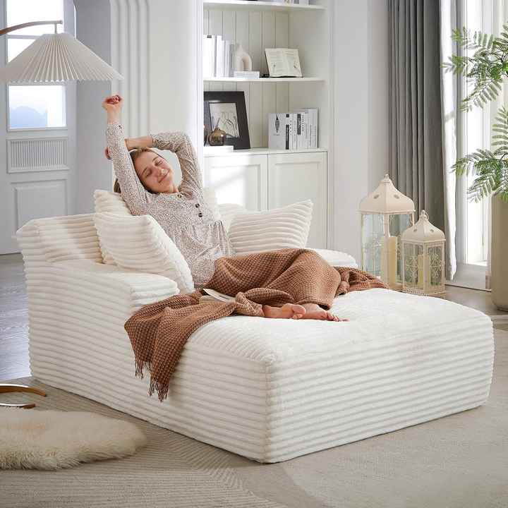 Sofá moderno minimalista suave con paquete de compresión