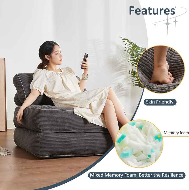 Sofá cama futón plegable moderno