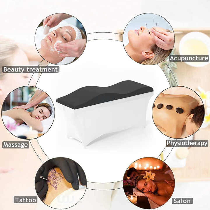 Colchón de espuma viscoelástica para clínicas de belleza, spas, salones de masajes y fisioterapia.