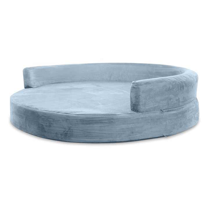 Cama redonda de espuma viscoelástica para perros