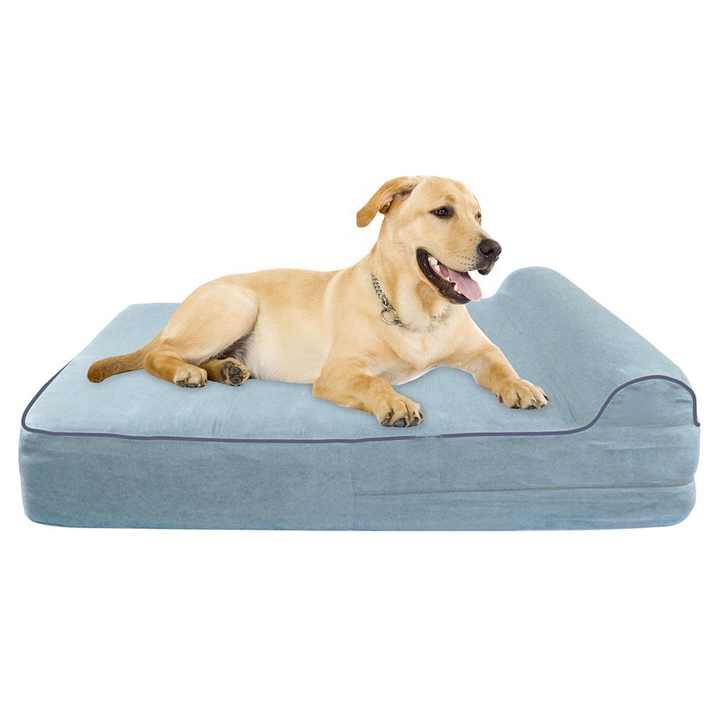 Cama grande de espuma para perros y gatos