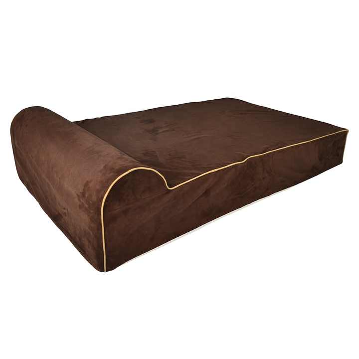Cama grande de espuma para perros y gatos