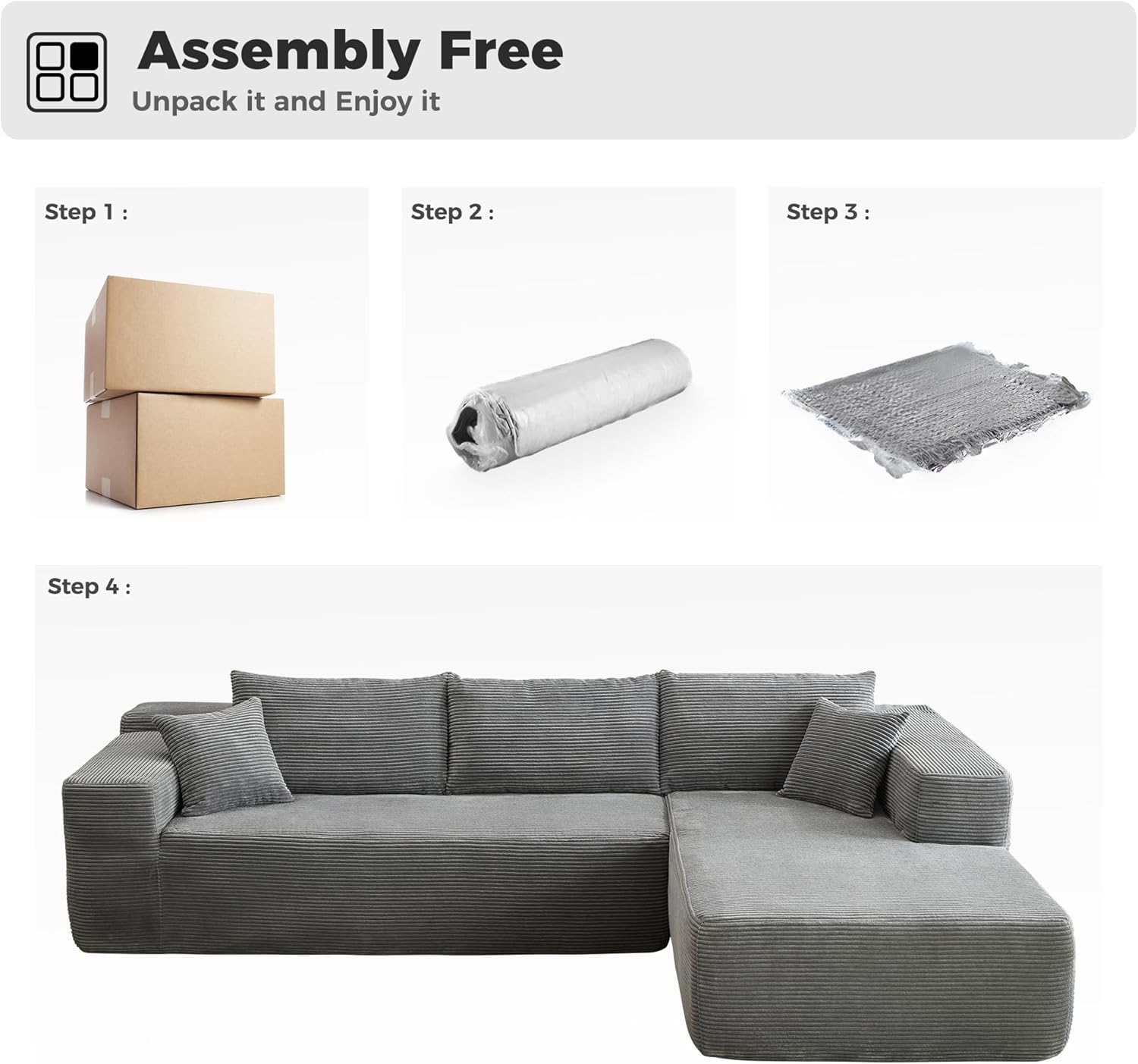 Personaliza los muebles de tu sala de estar con un sofá de compresión al vacío