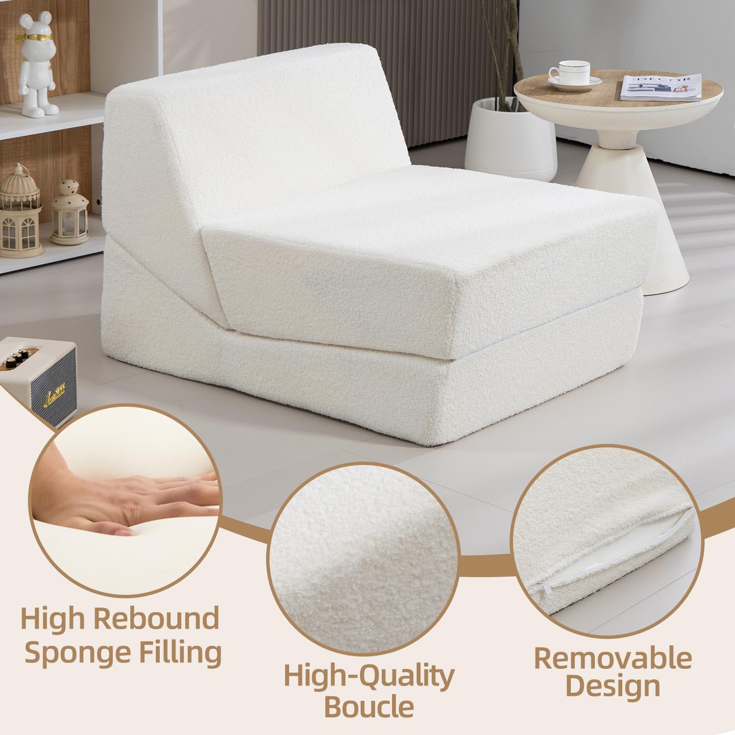 Sofá cama plegable versátil