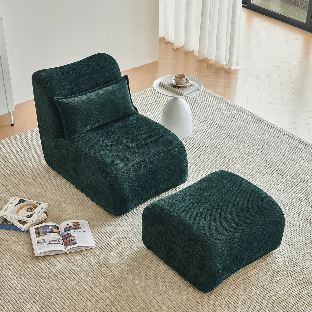 Sofá de asiento bajo con compresión al vacío