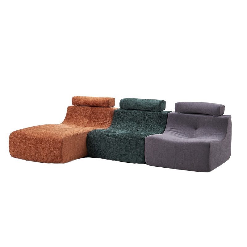 Conjunto de sofá seccional de espuma comprimida