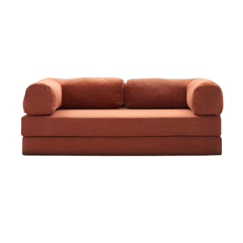 Sofá cama de compresión de pana
