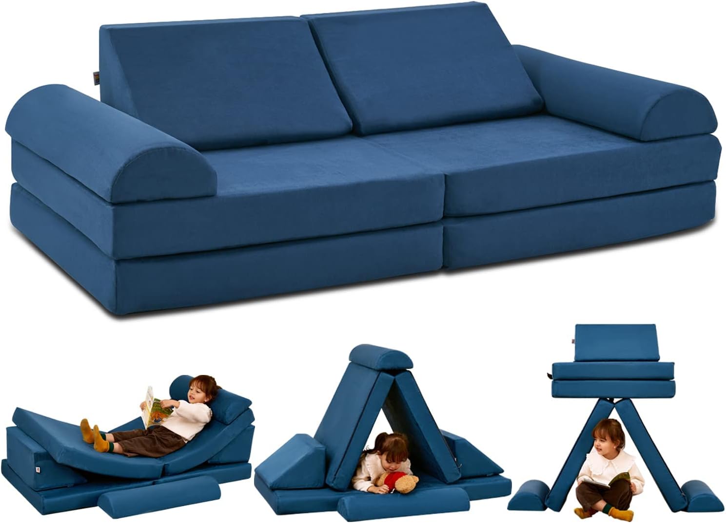 Kit para construir un sofá y un fuerte para la sala de juegos de los niños pequeños