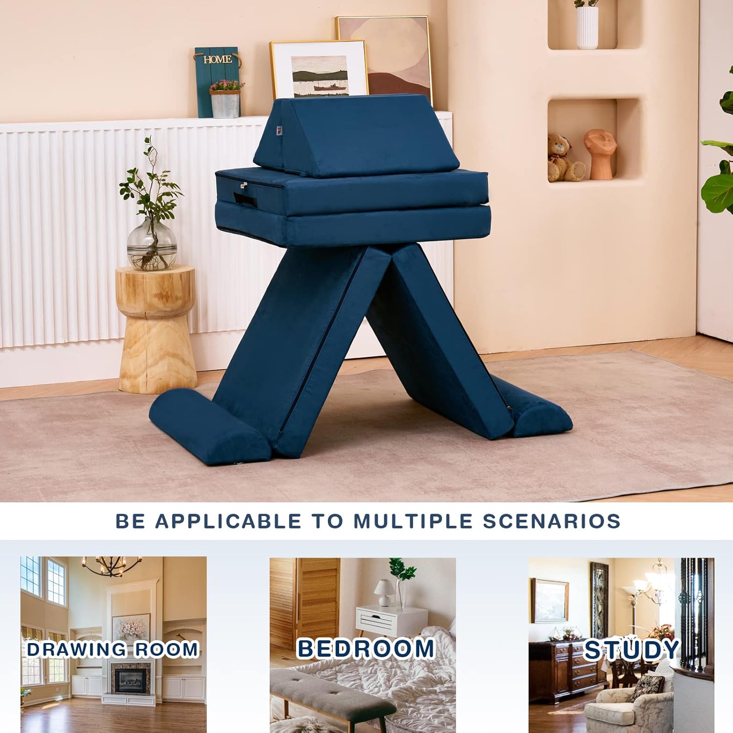Kit para construir un sofá y un fuerte para la sala de juegos de los niños pequeños