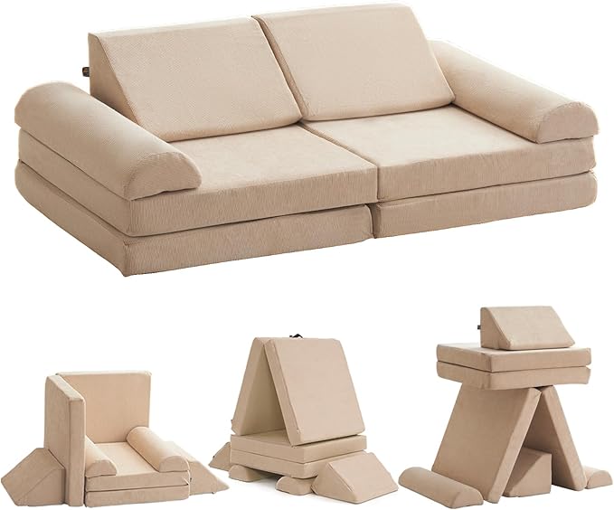 Kit para construir un sofá y un fuerte para la sala de juegos de los niños pequeños